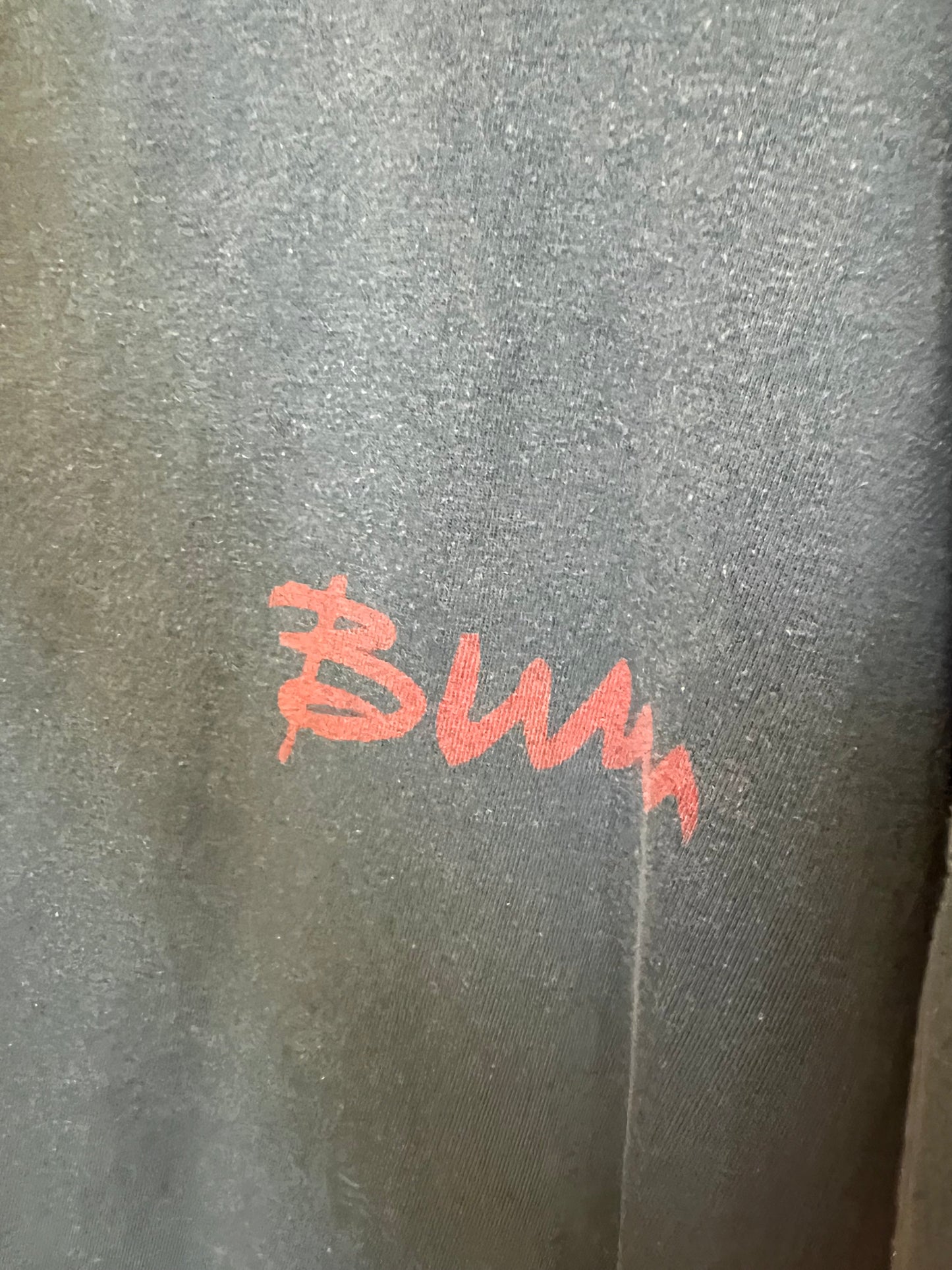 VTG B.U.M Equipment Men’s Blue Short Sleeve Sweatshirt Size M