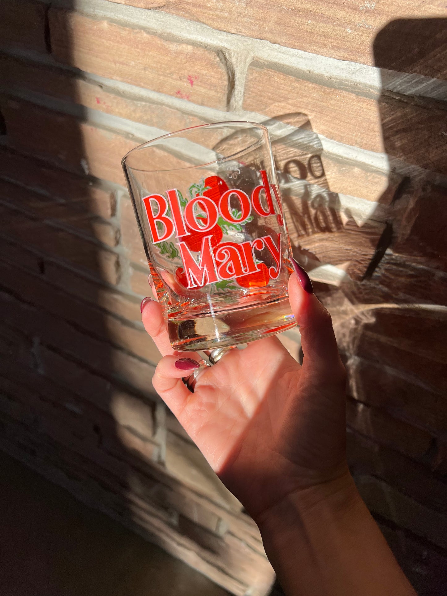 Vintage Bloody Mary Glass