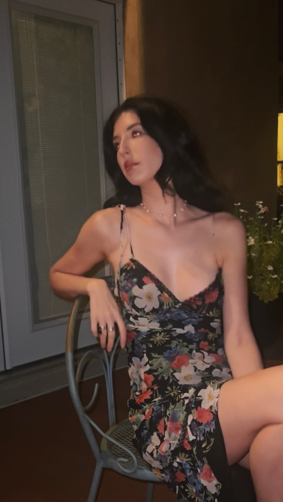 Vtg Betsey Johnson Floral Dream Dress