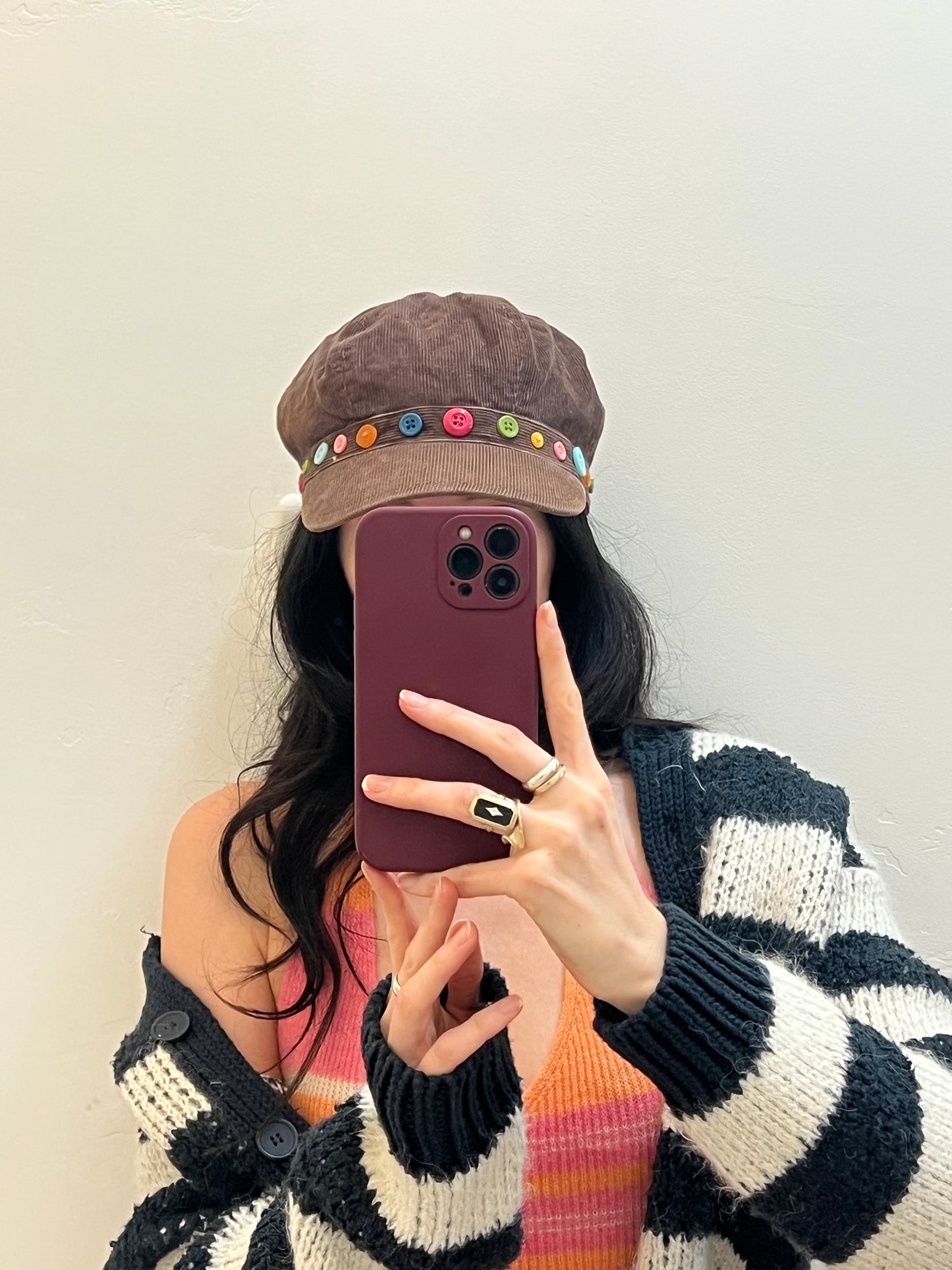 Gilmore Button Hat