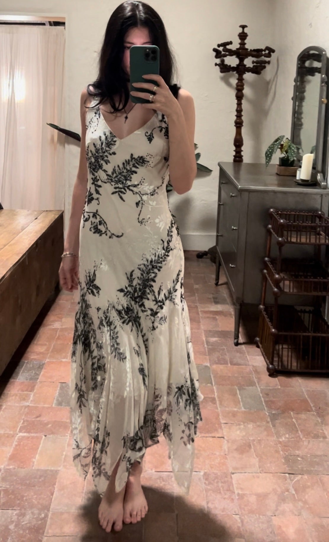 Alex Evening Silk Dress