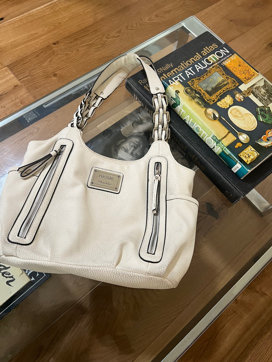 Nicole Miller Écru Bag