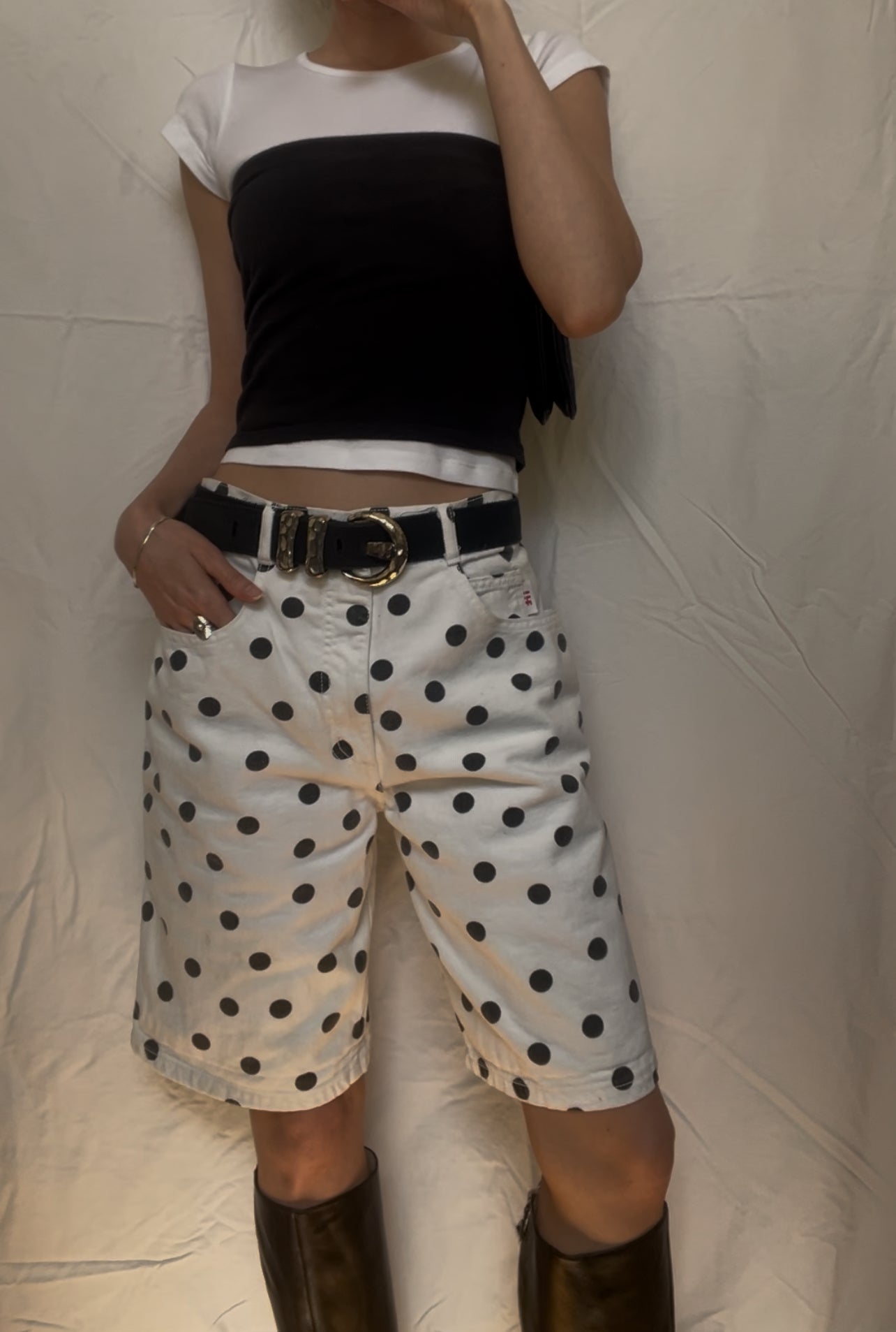 Vintage Polka Dot Jorts