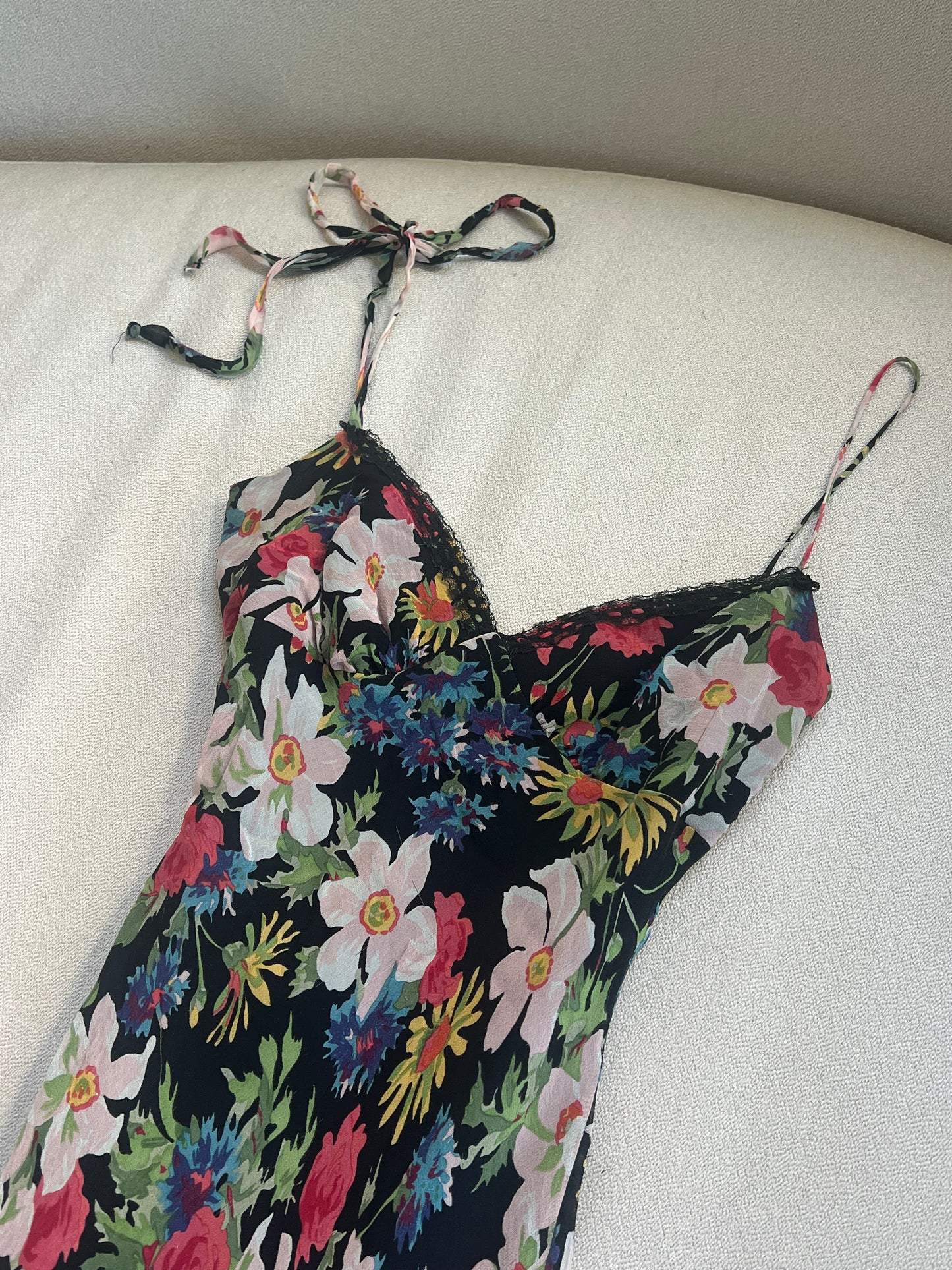 Vtg Betsey Johnson Floral Dream Dress