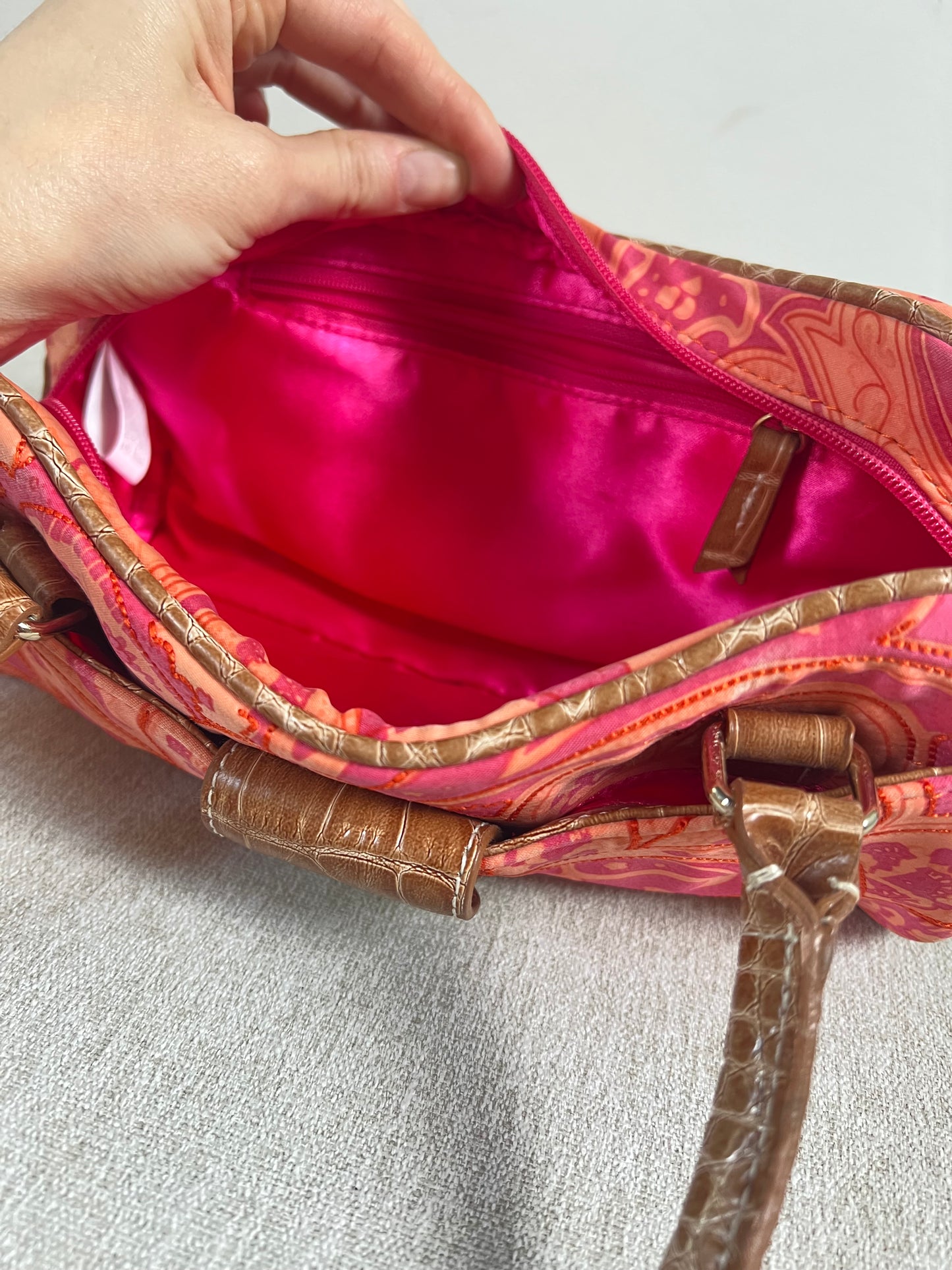 Y2k Paisley Liz Claiborne Baguette