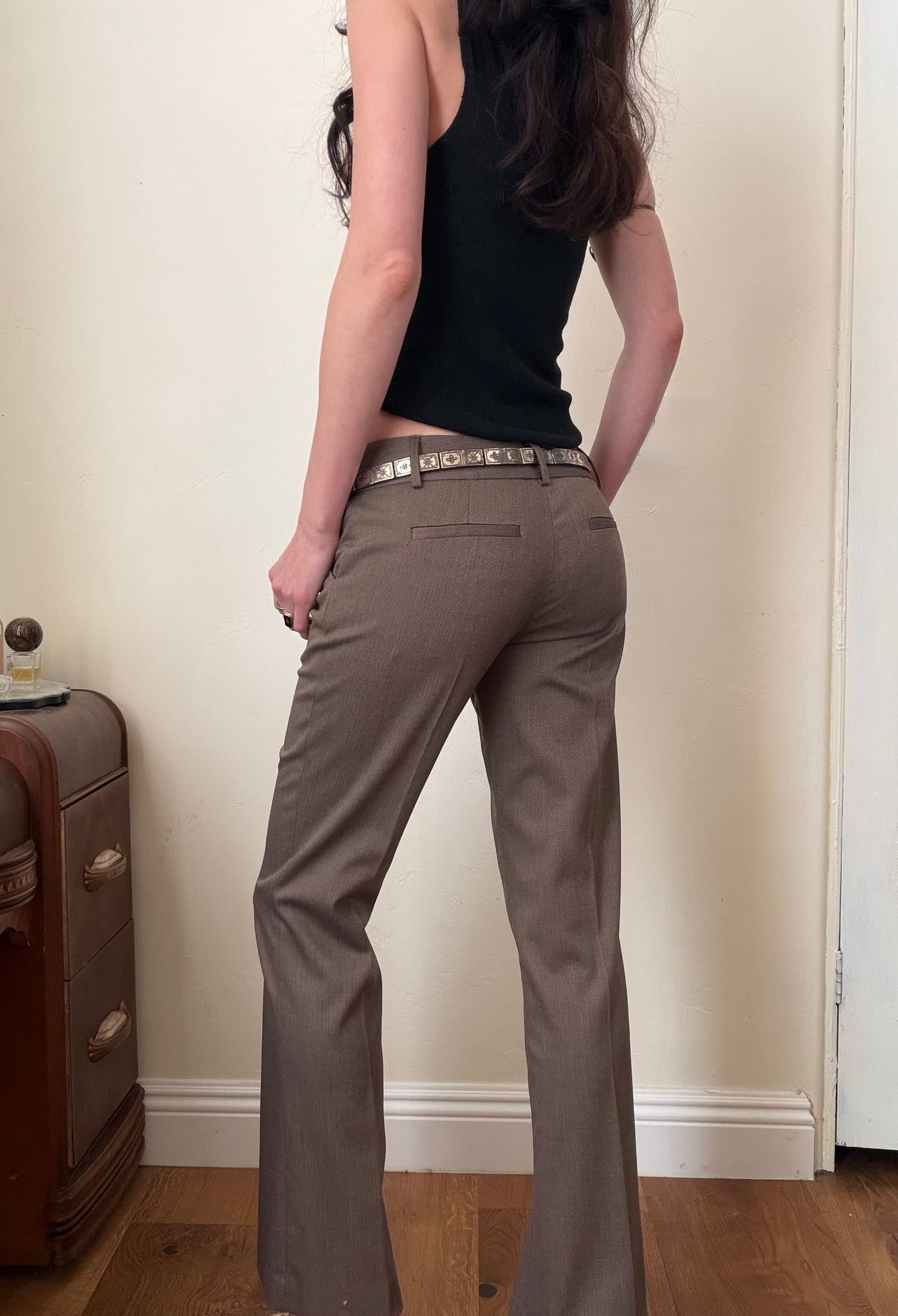 Y2K Low Waist Trousers