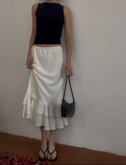Vintage JSE Ruffle Skirt
