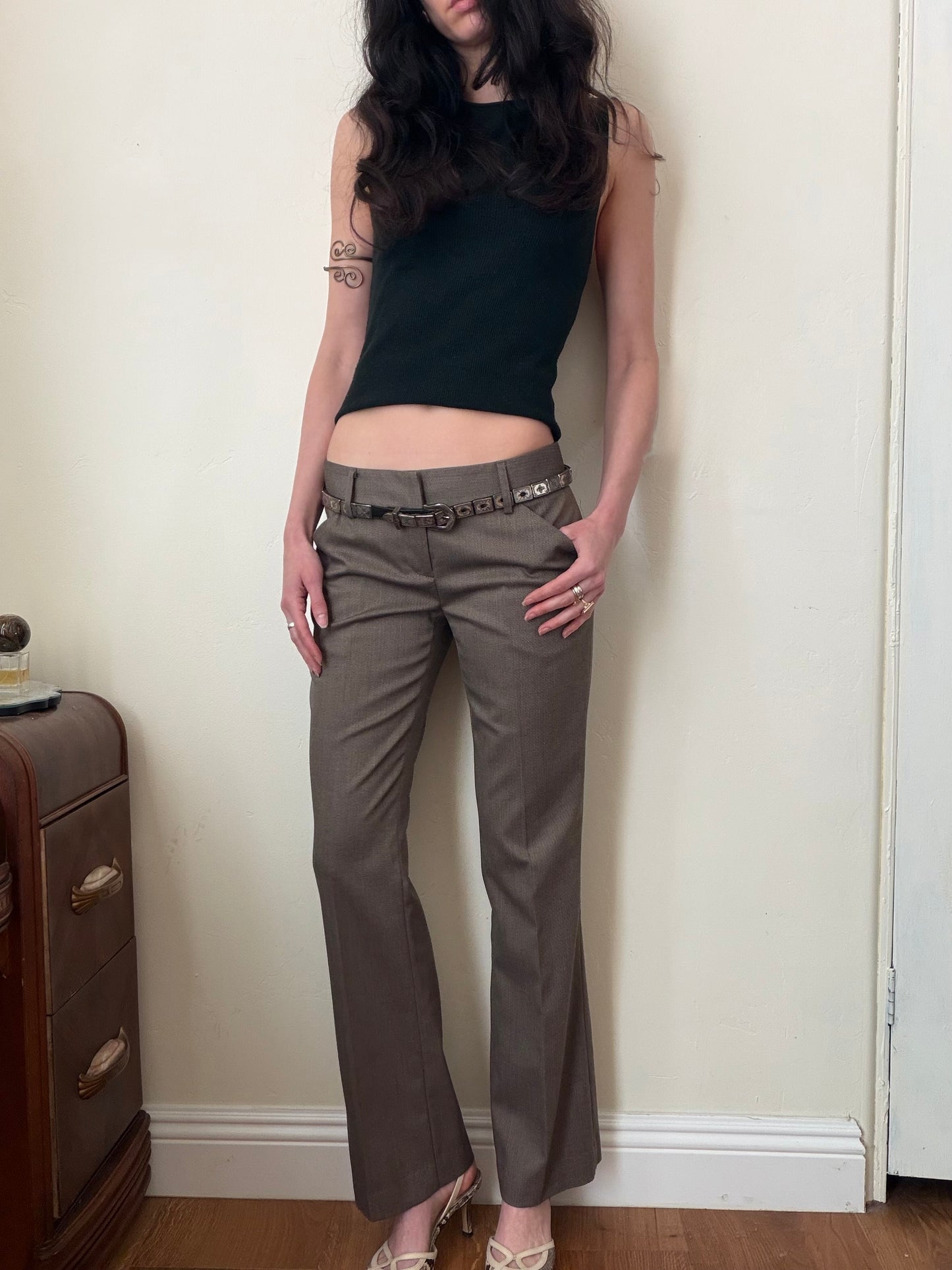 Y2K Low Waist Trousers