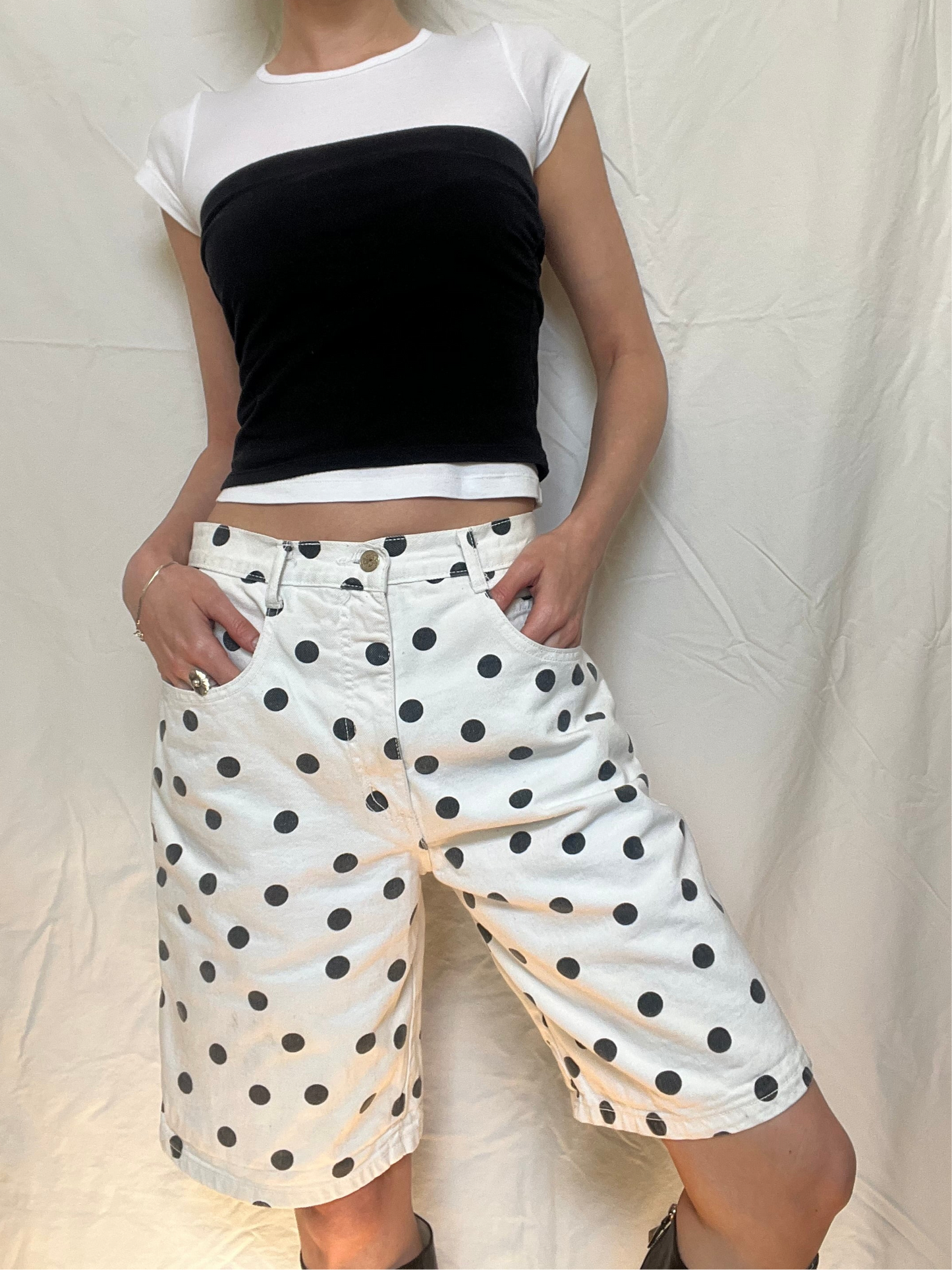 Vintage Polka Dot Jorts