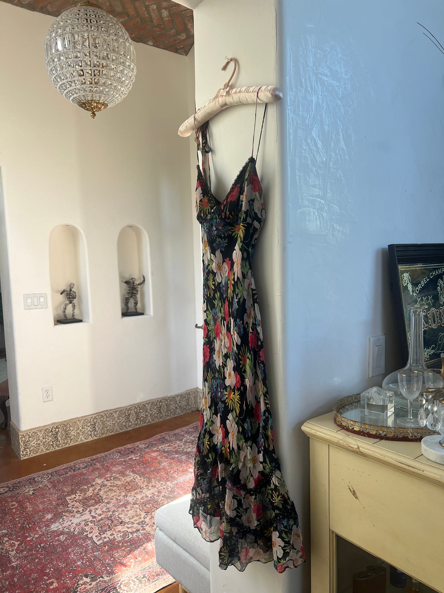Vtg Betsey Johnson Floral Dream Dress