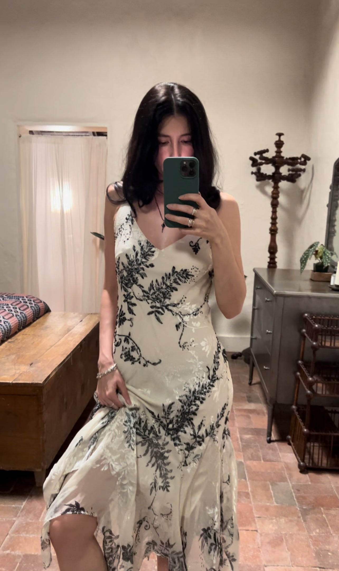 Alex Evening Silk Dress