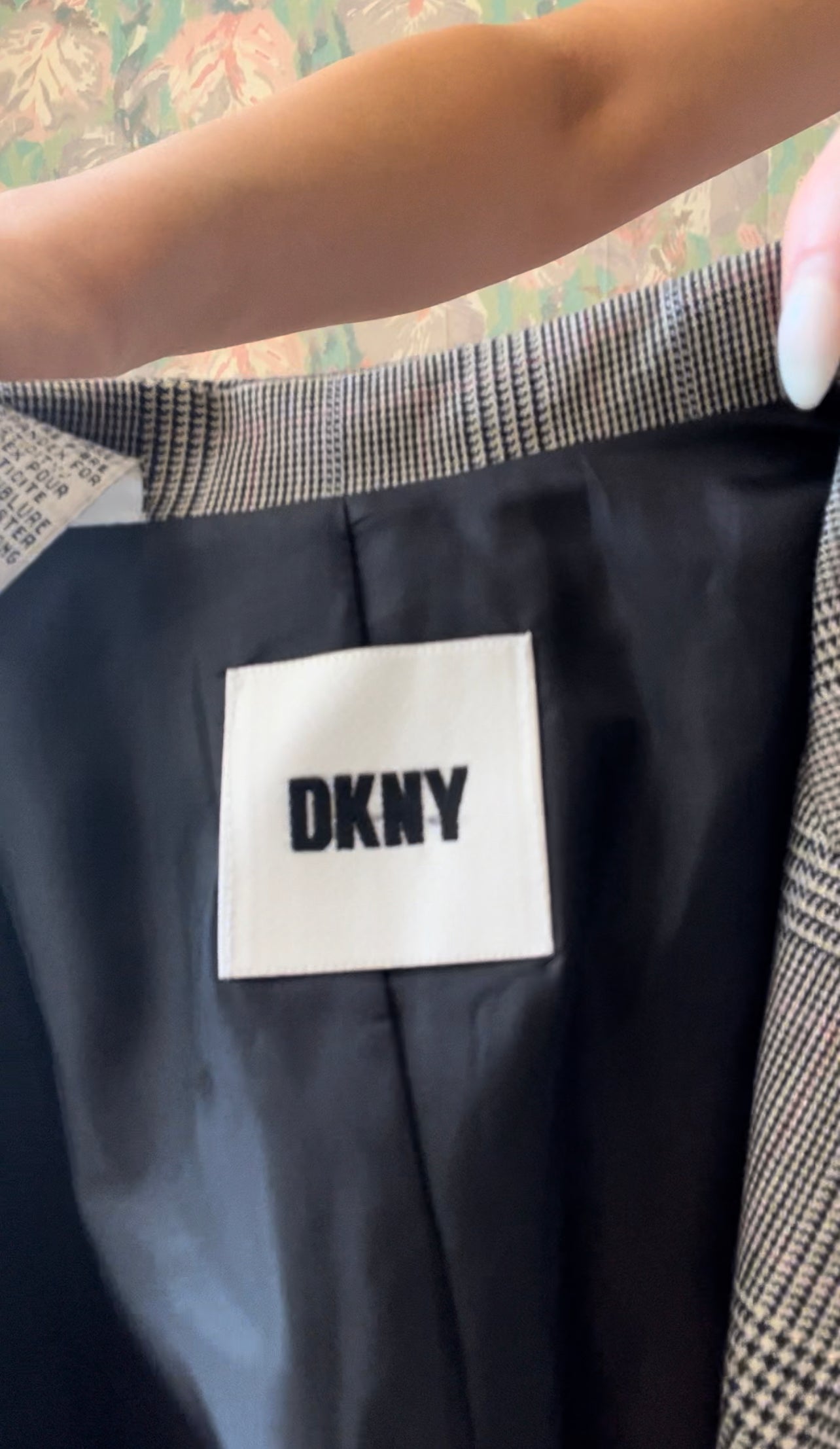 Vintage DKNY Plaid Jacket