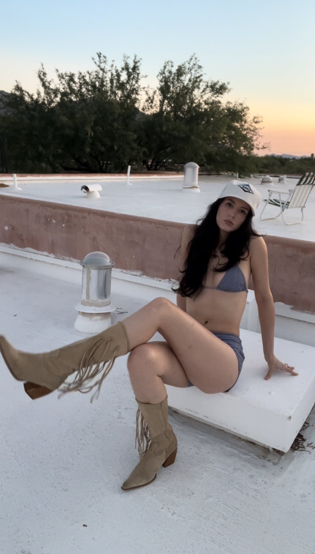 Italy Fringe Suede Boots