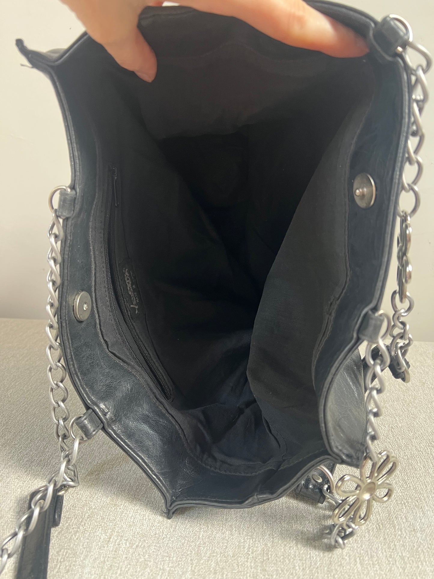 90s VER SADA Flower Chain Shoulder Bag