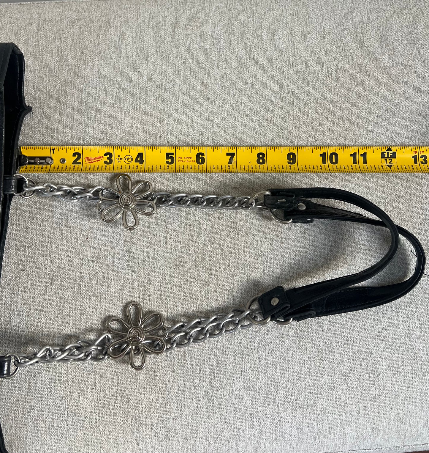 90s VER SADA Flower Chain Shoulder Bag