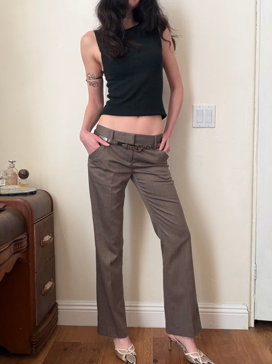 Y2K Low Waist Trousers