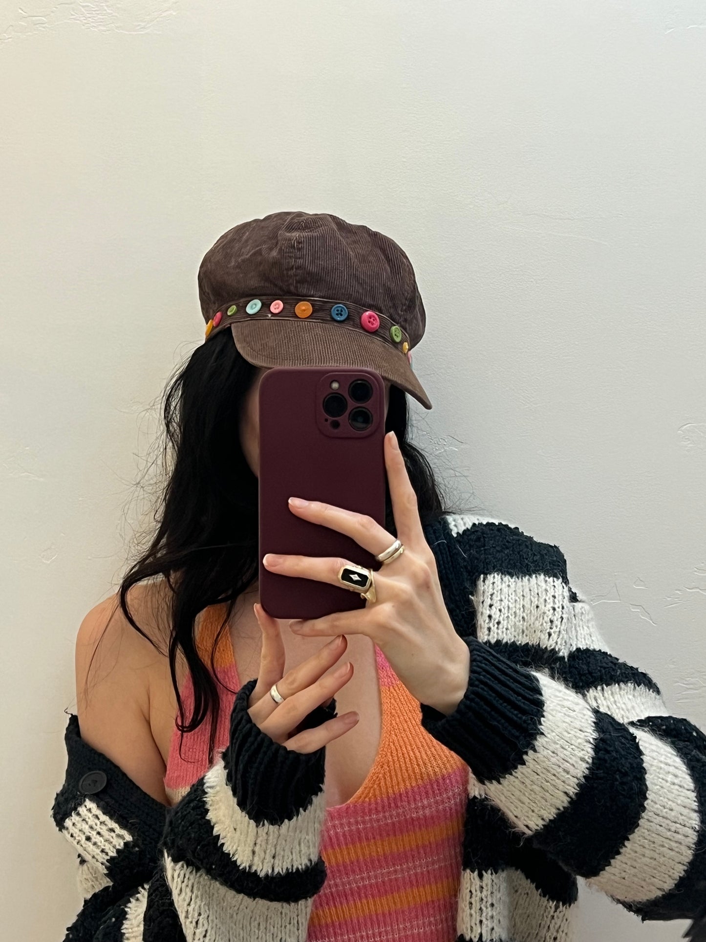 Gilmore Button Hat