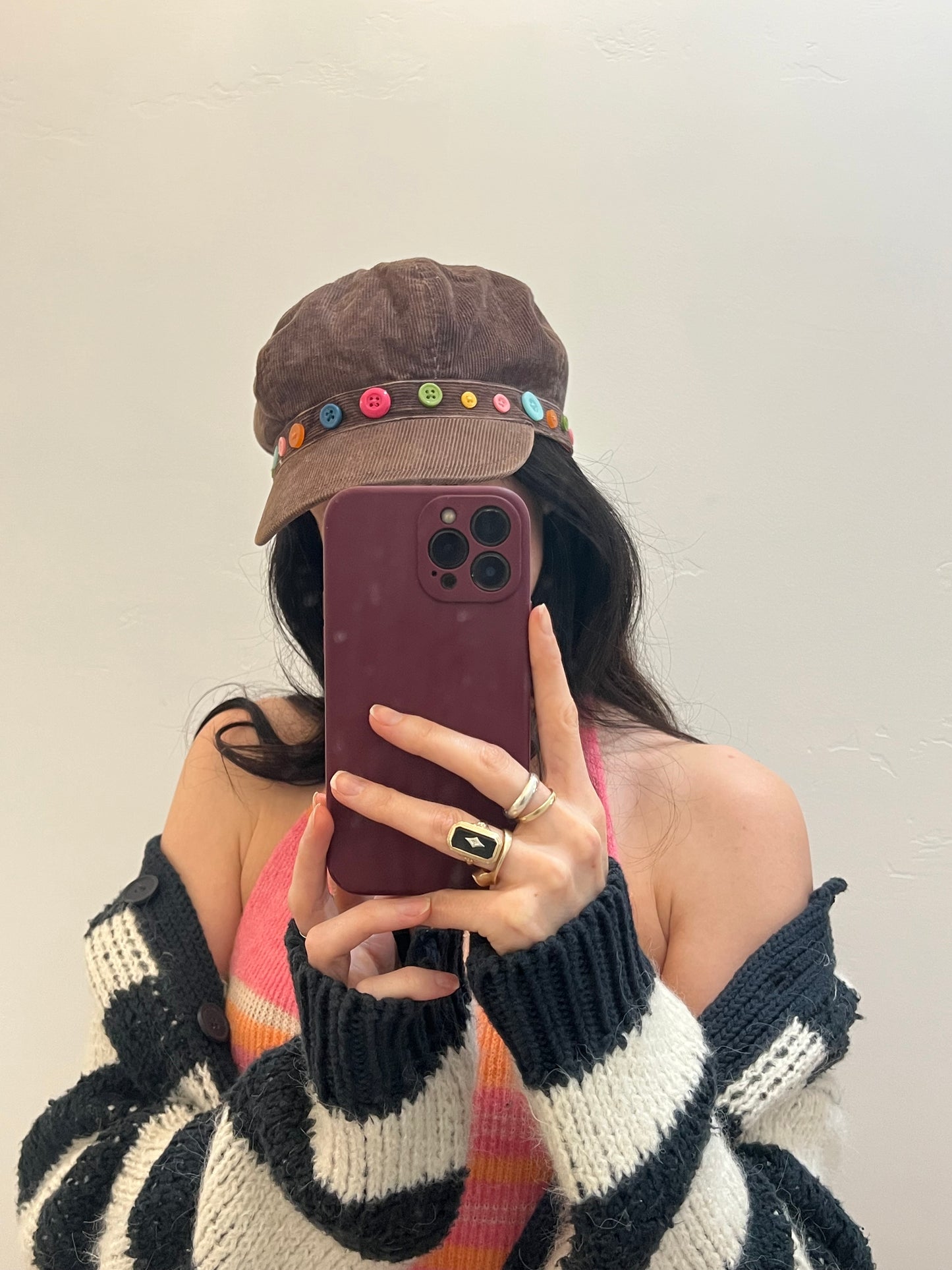 Gilmore Button Hat