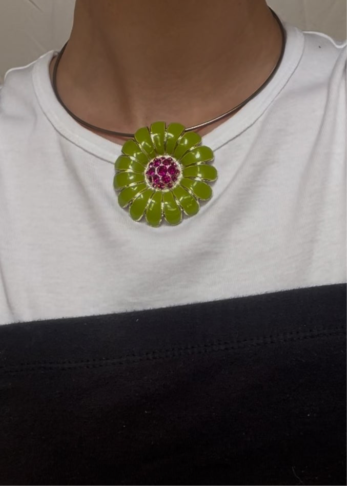 Daffodil Flower Choker