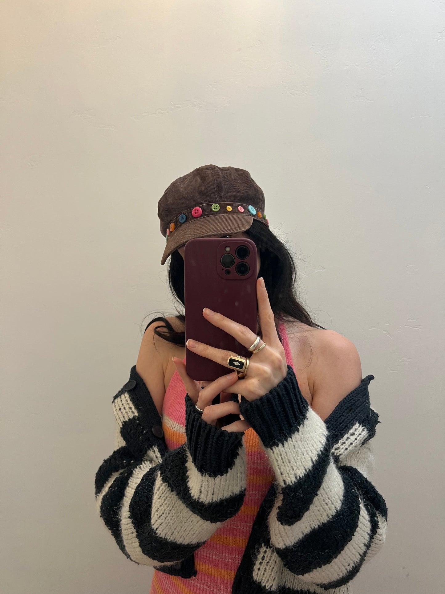 Gilmore Button Hat