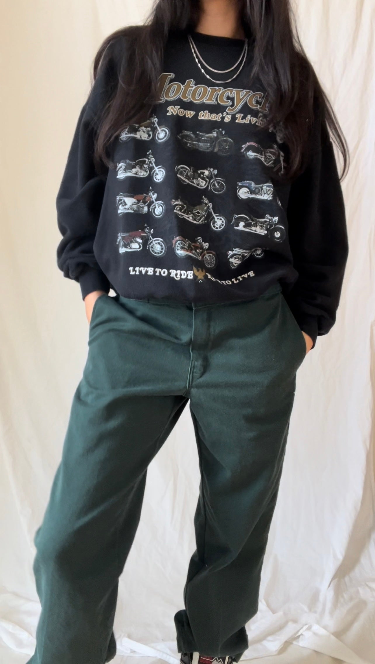 Motorcycles Pullover Sweater