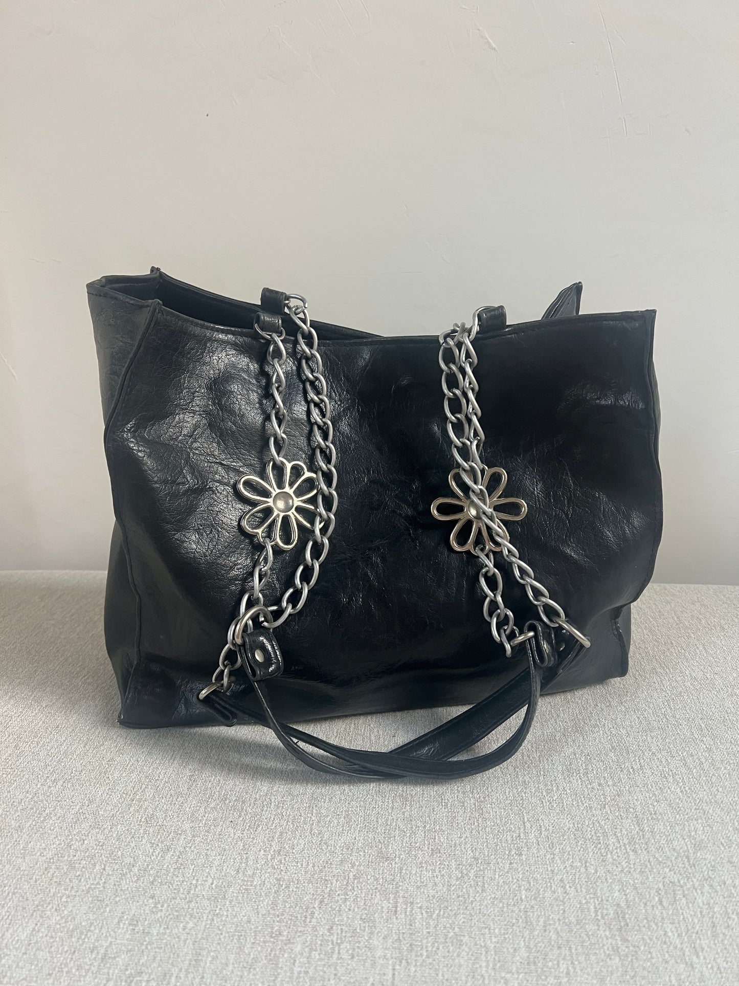 90s VER SADA Flower Chain Shoulder Bag