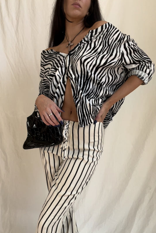 Painted Zebra Knit Cardi