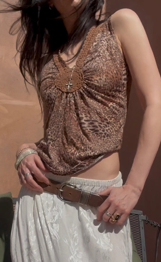 Cha Cha Leopard Top