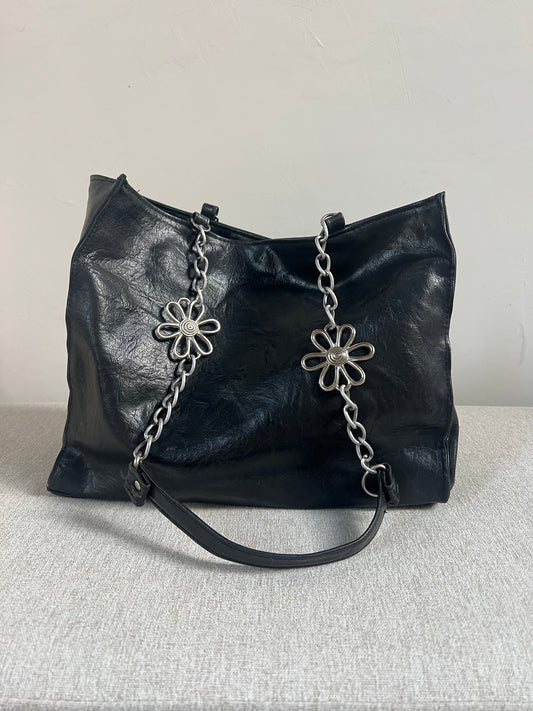 90s VER SADA Flower Chain Shoulder Bag