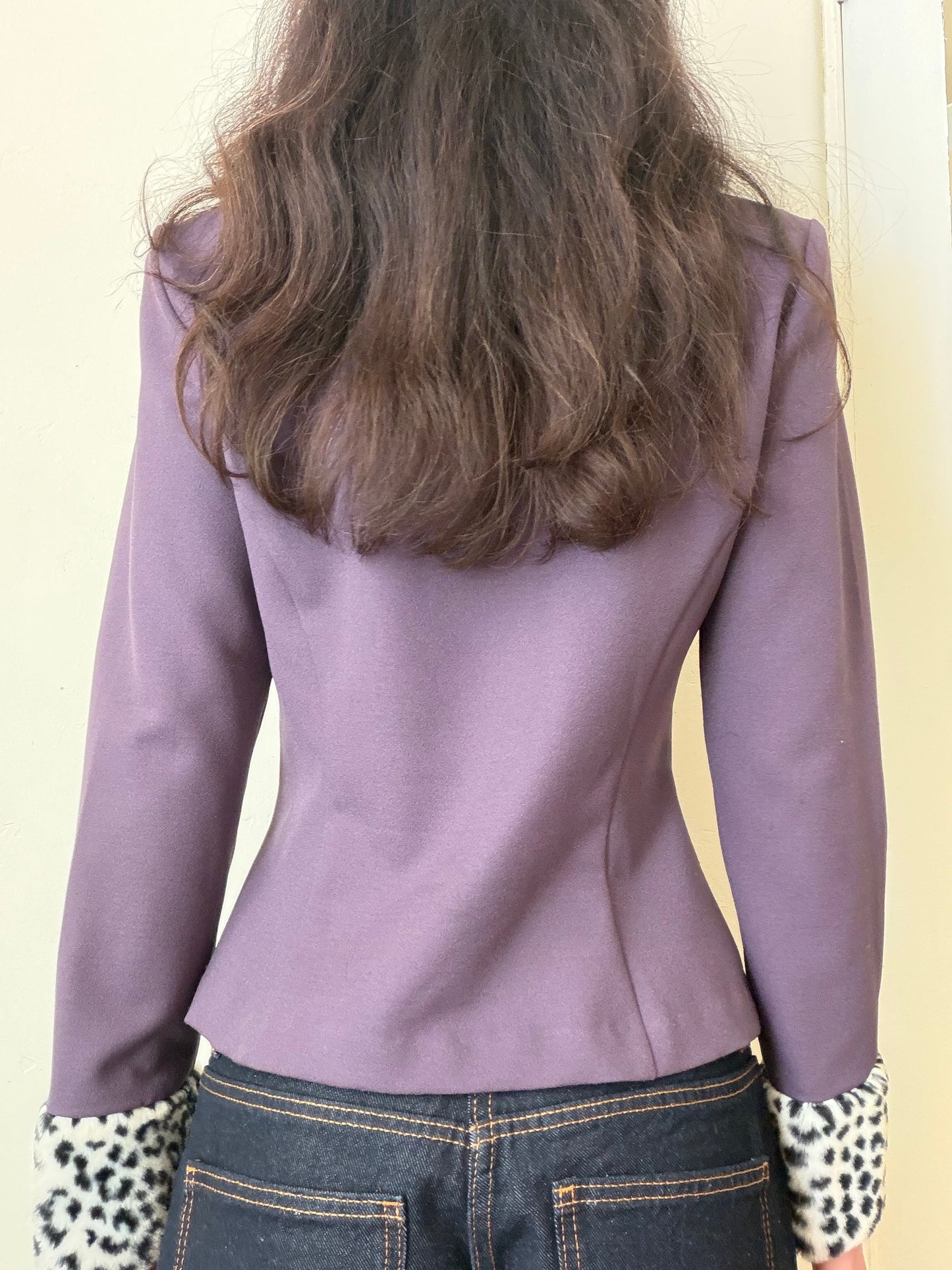Vintage Snow Leopard Jacket