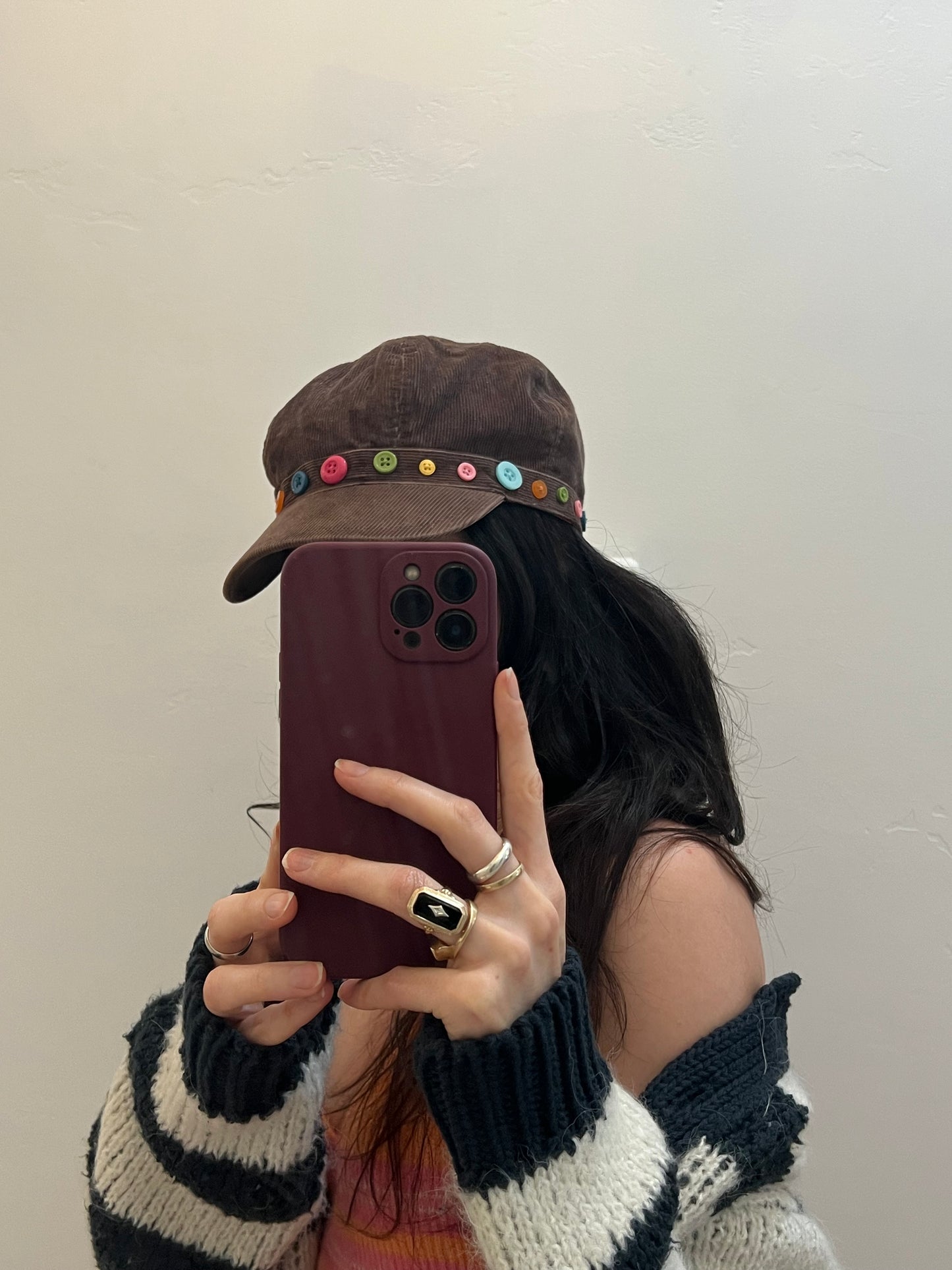 Gilmore Button Hat