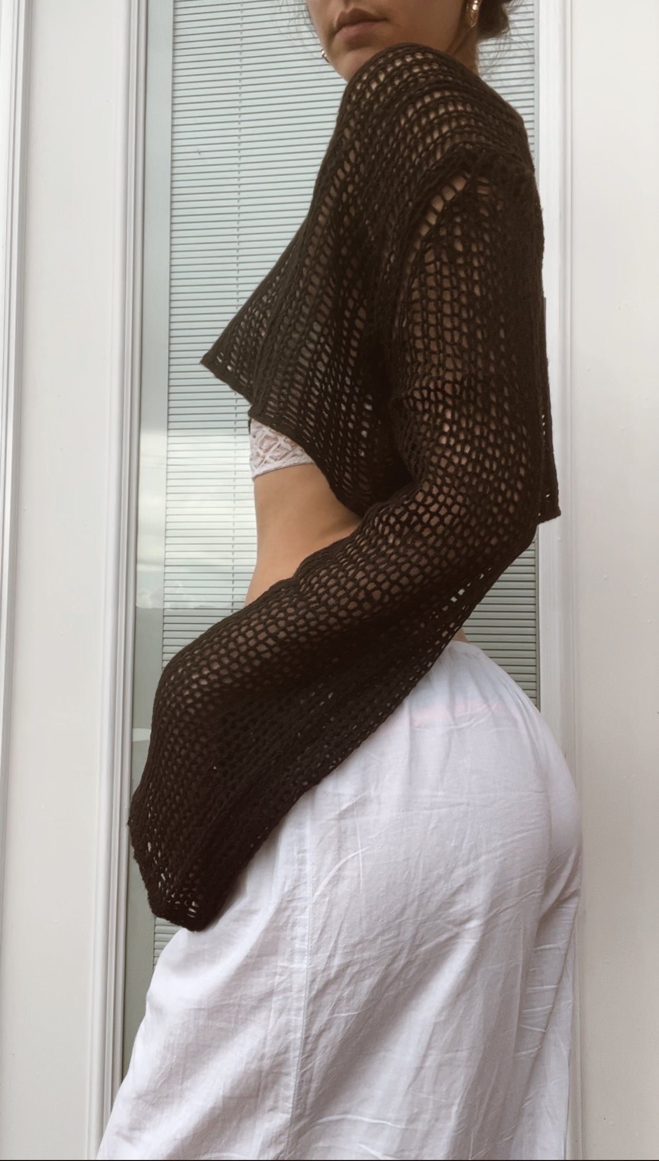 Cocoa Knit Crop