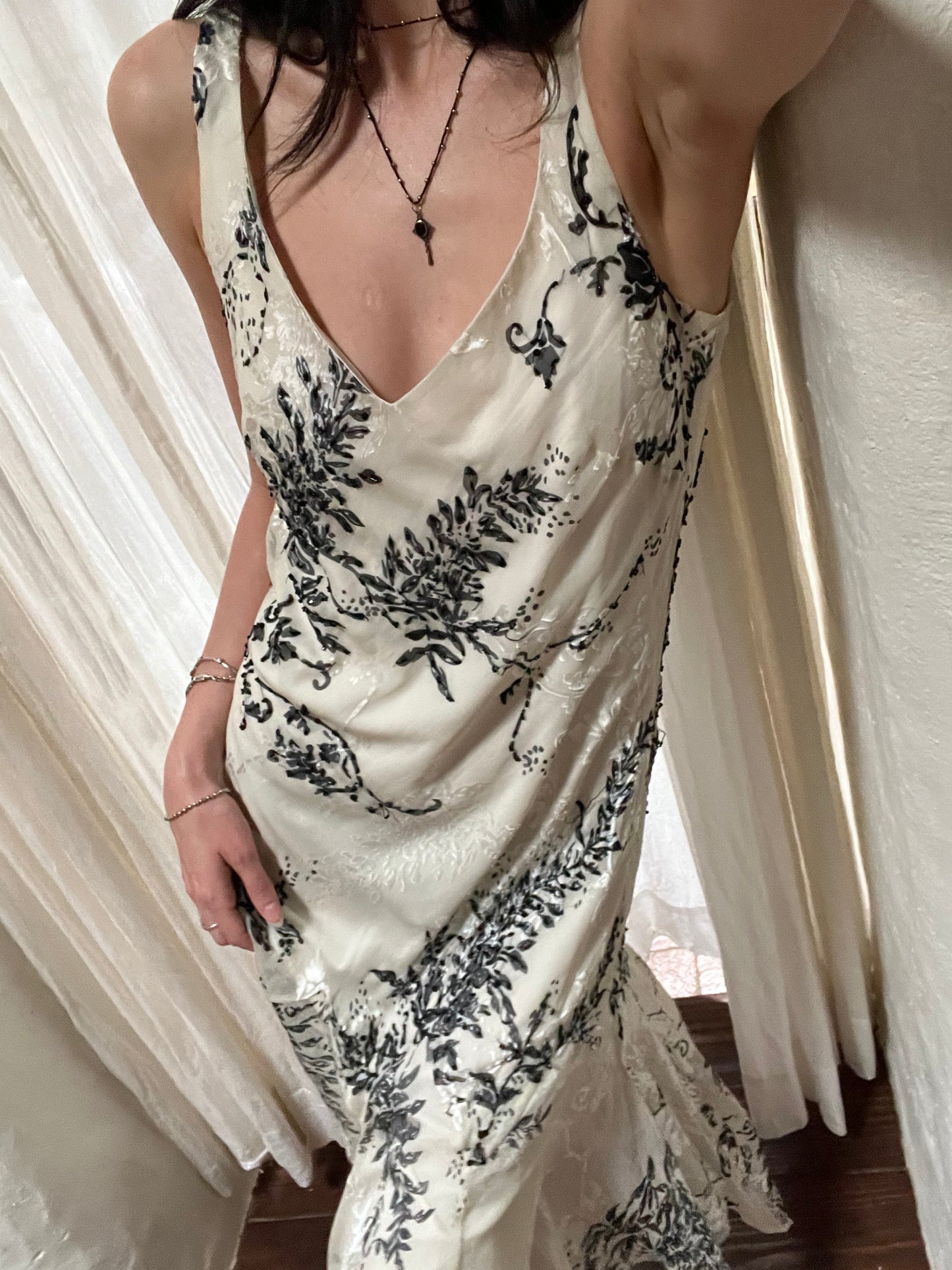 Alex Evening Silk Dress