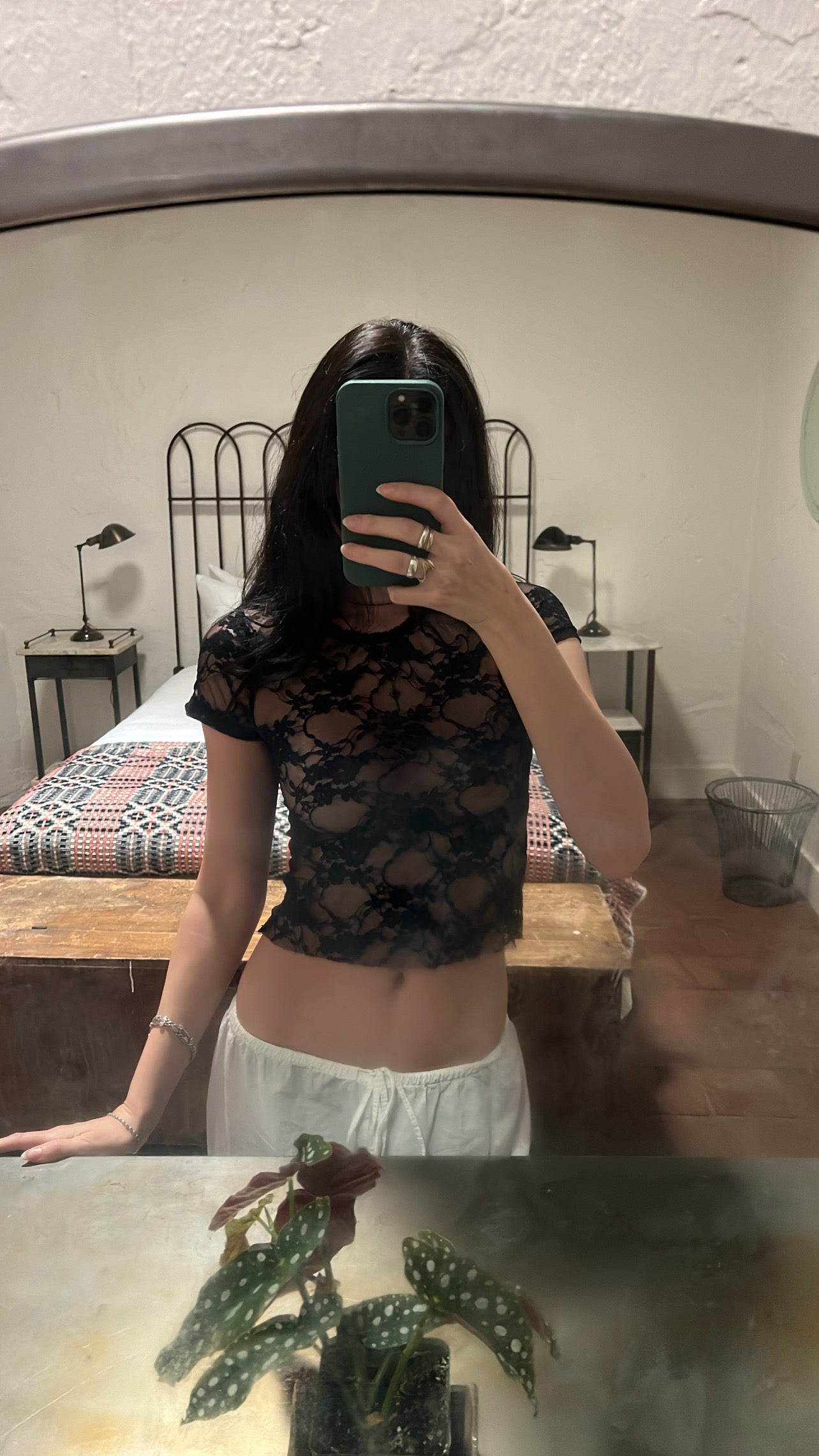 Lace Baby Crop