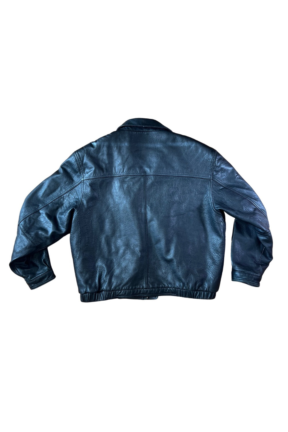 Vintage Members Only Leather Bomber