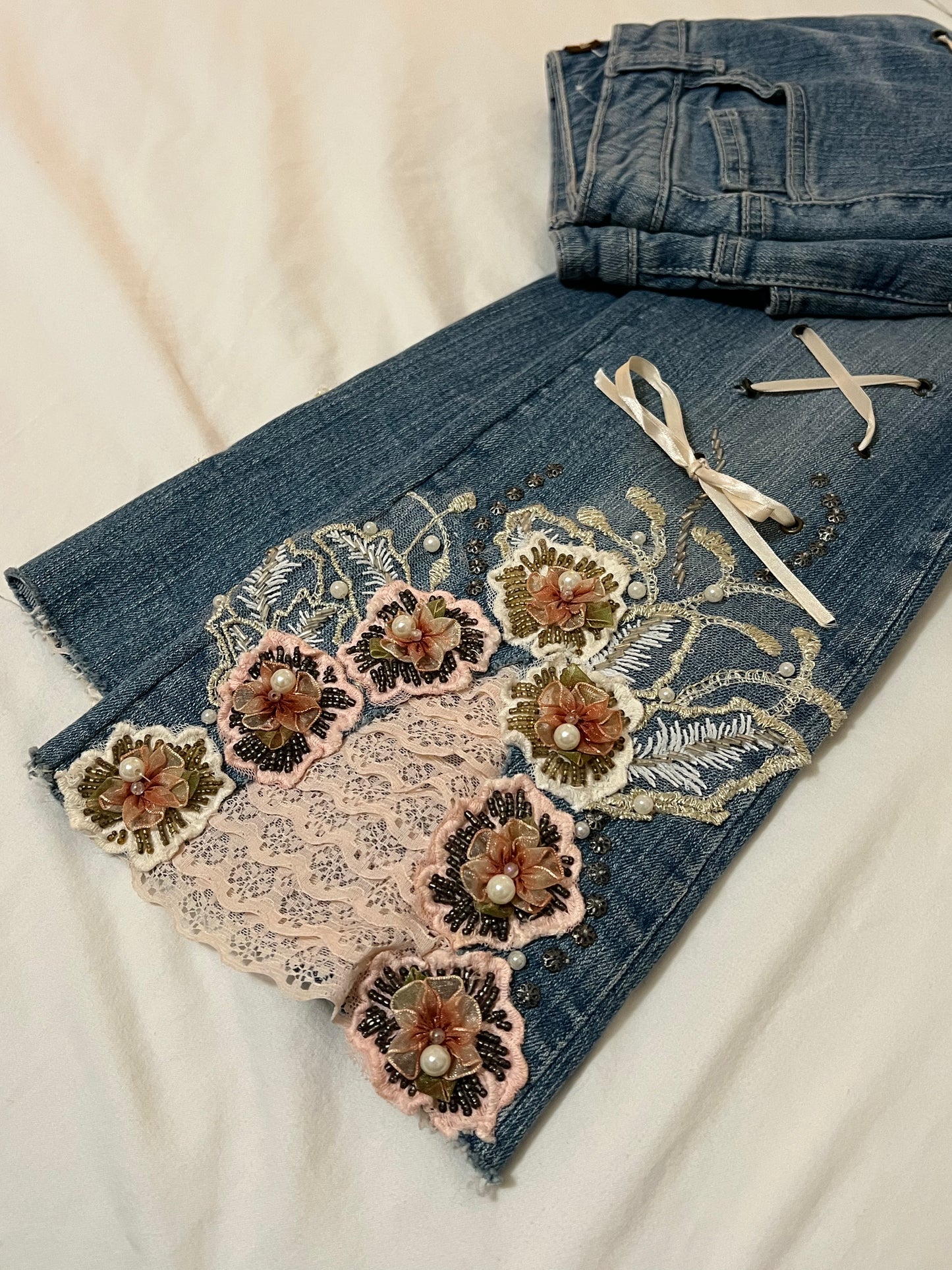 Marie Antoinette Denim Capris