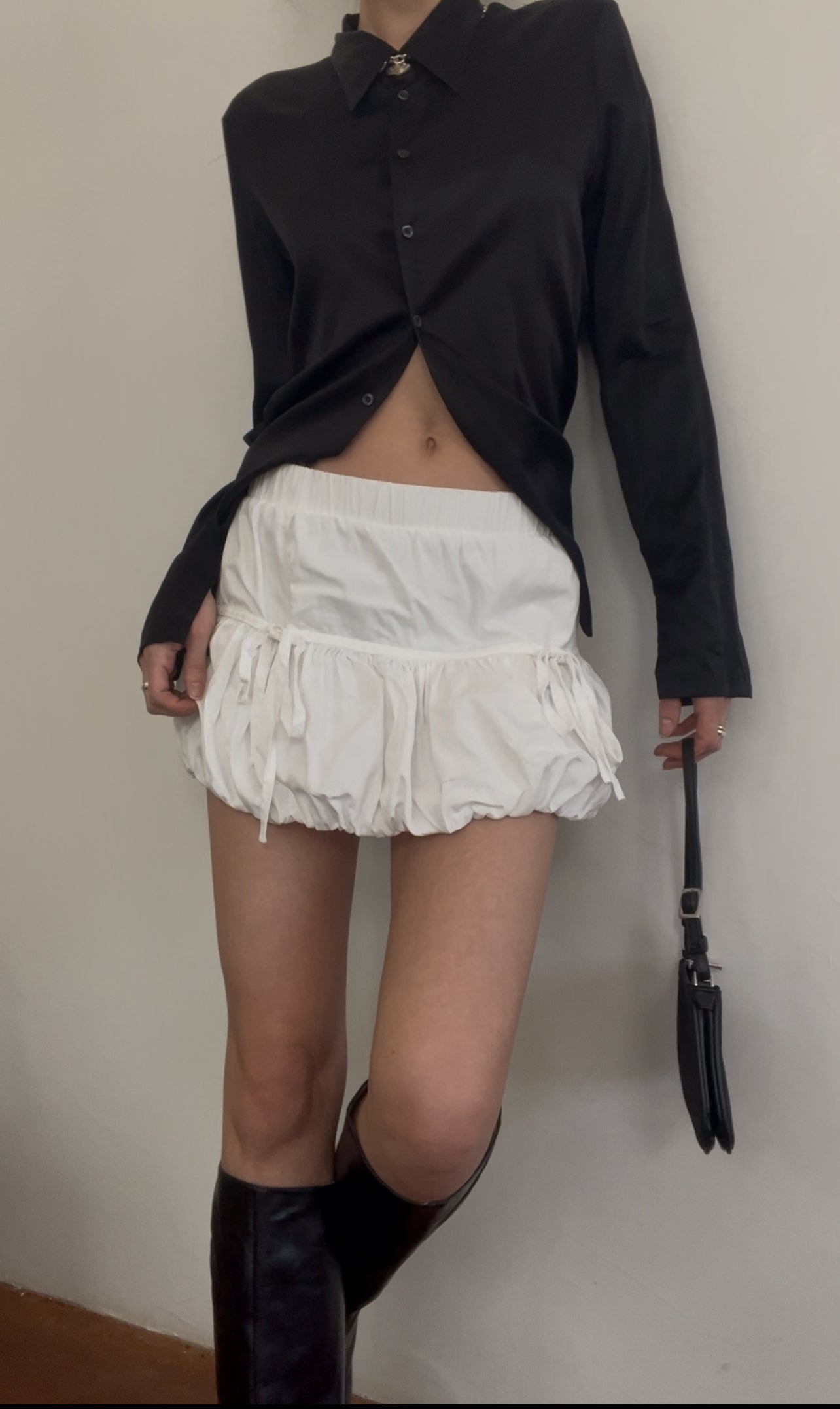 Saints Mini Bubble Skirt