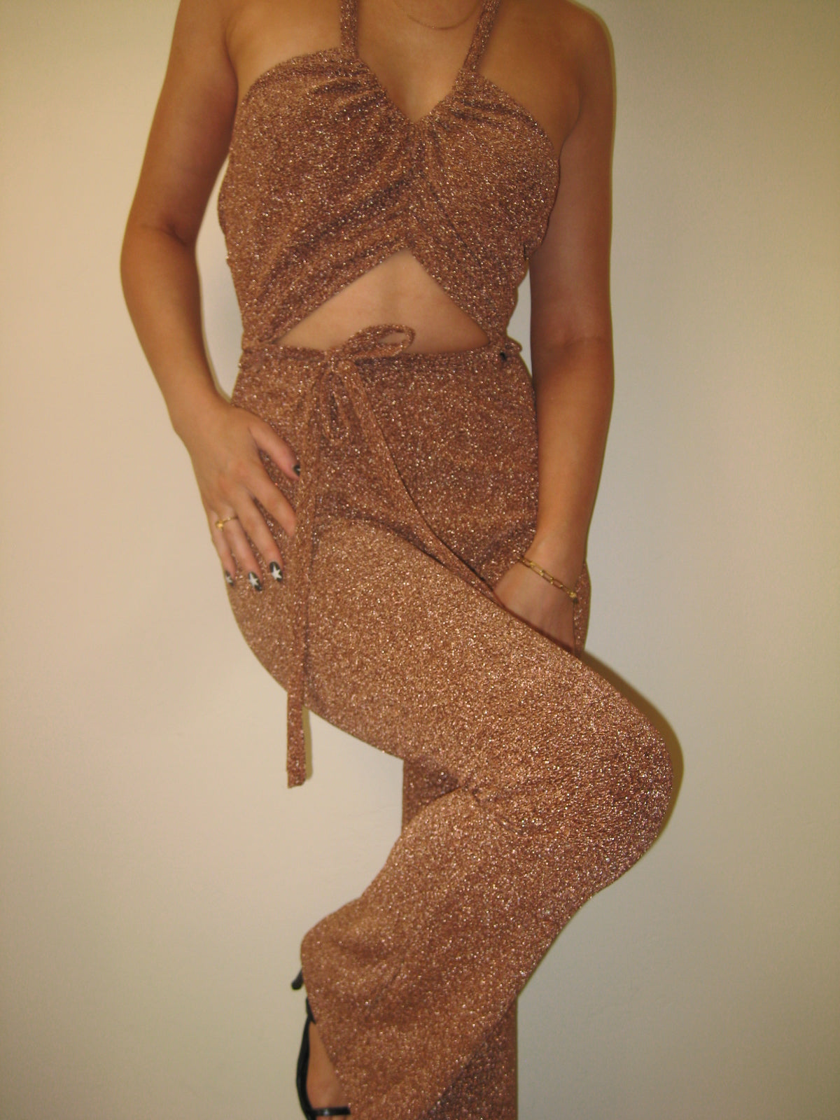 Pretty Penny Shimmering Jumpsuit