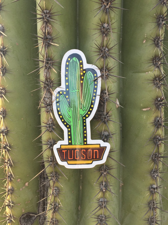 Neon Sign Tucson Sticker