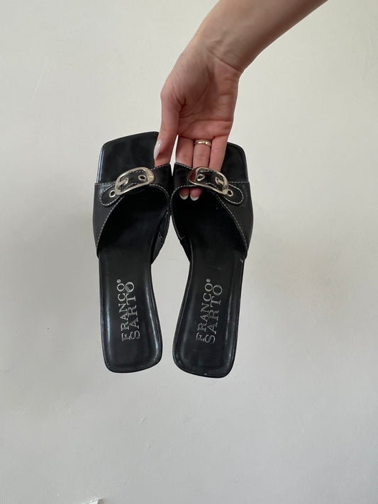 Franco Sarto Buckle Sandals