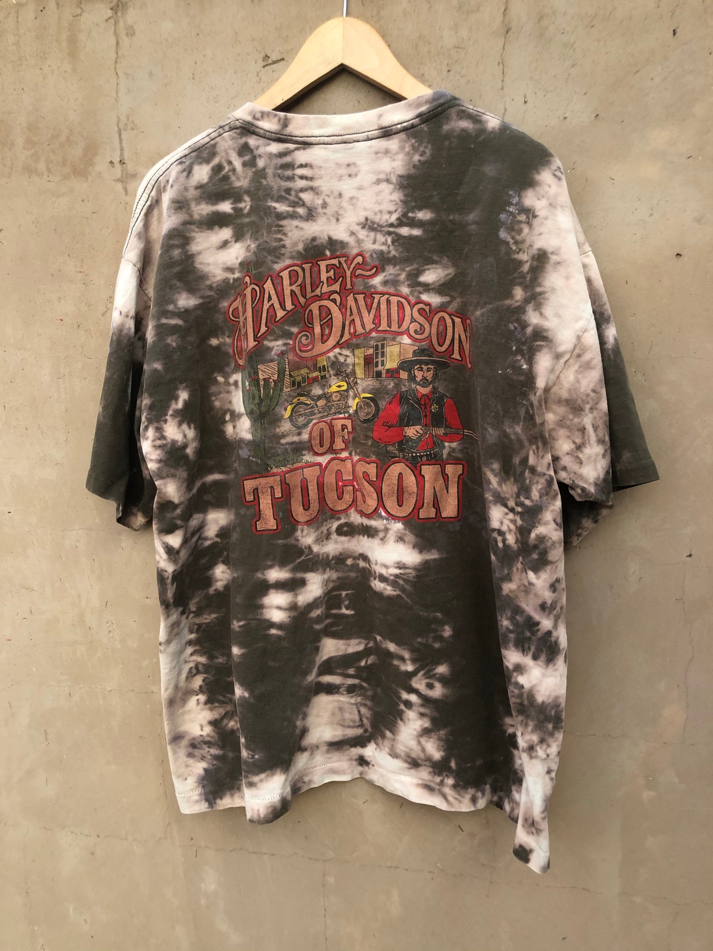 Bleached Out Tucson Harley Tee