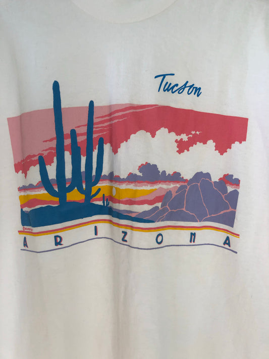 Tucson Puffy Print Sunset Tee