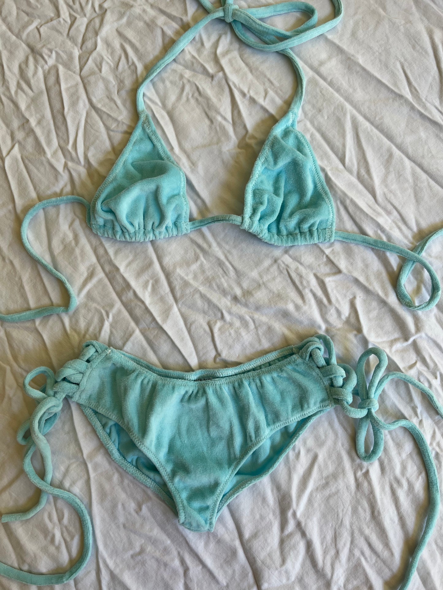 Vintage Y2K Terry Cloth Bikini