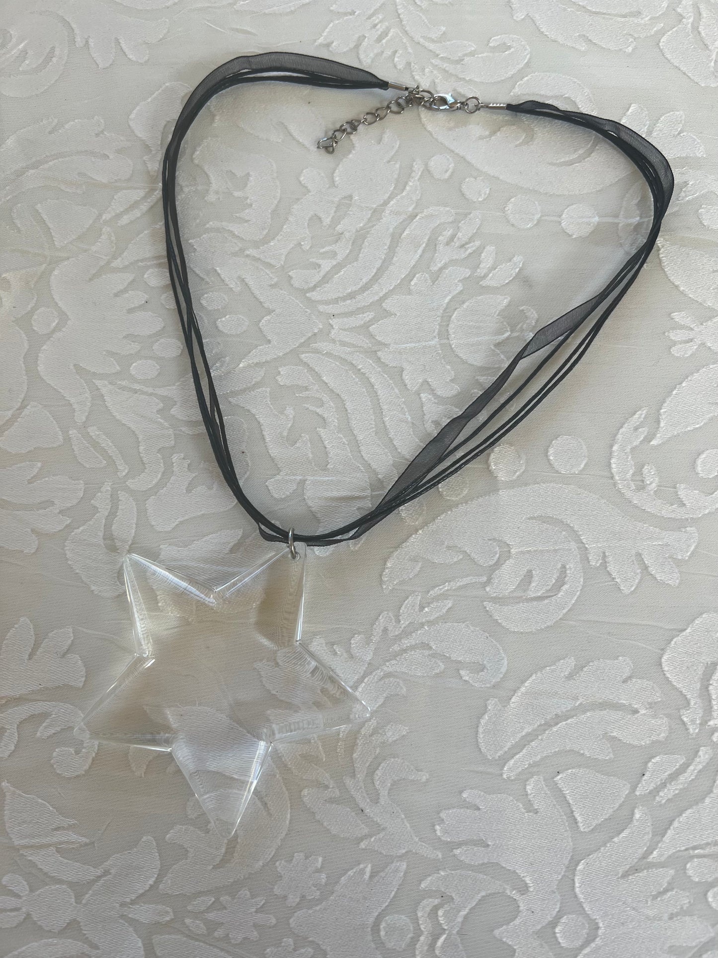 Lucite Star Necklace