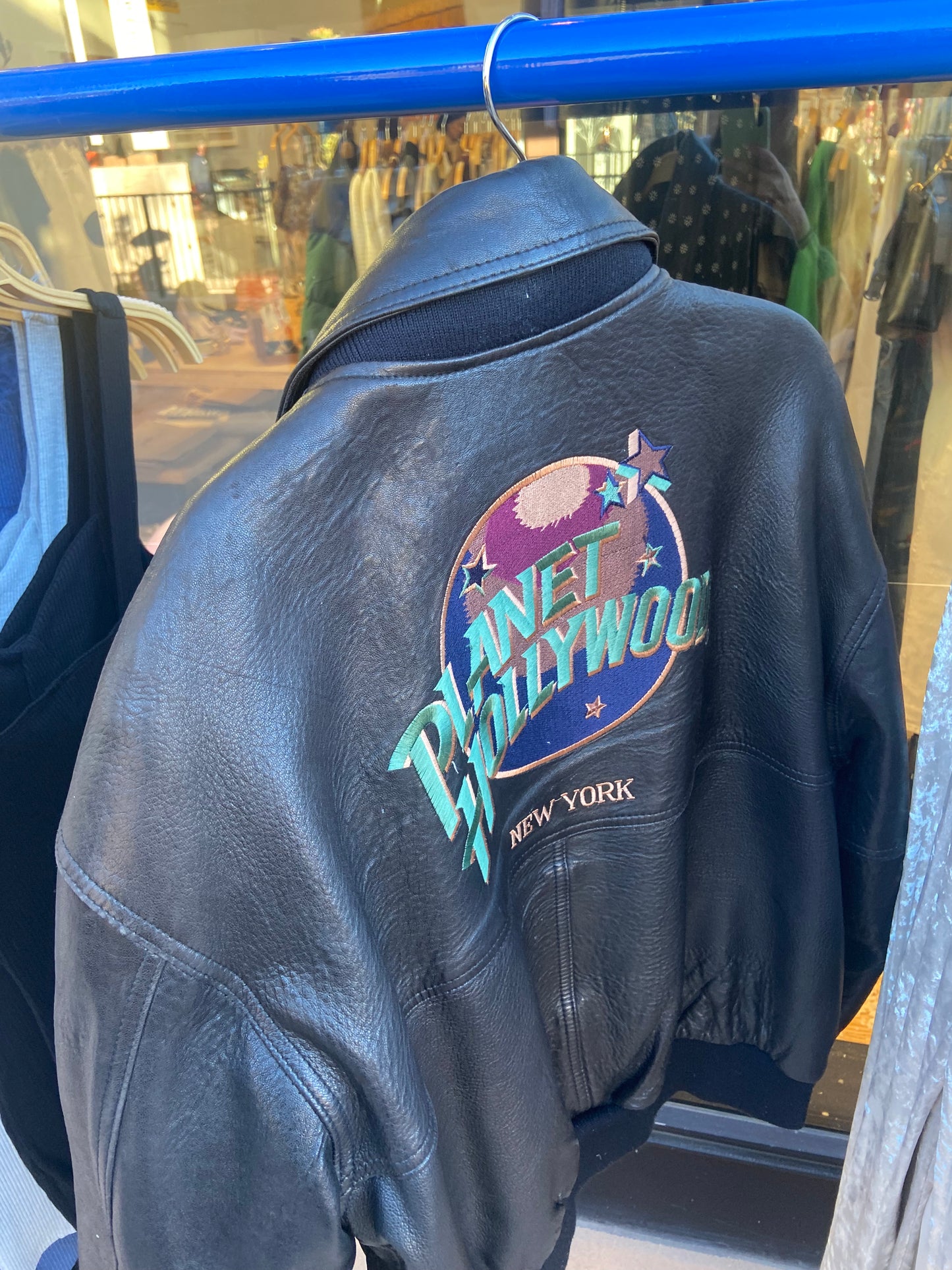 Planet Hollywood Reversible Leather Bomber