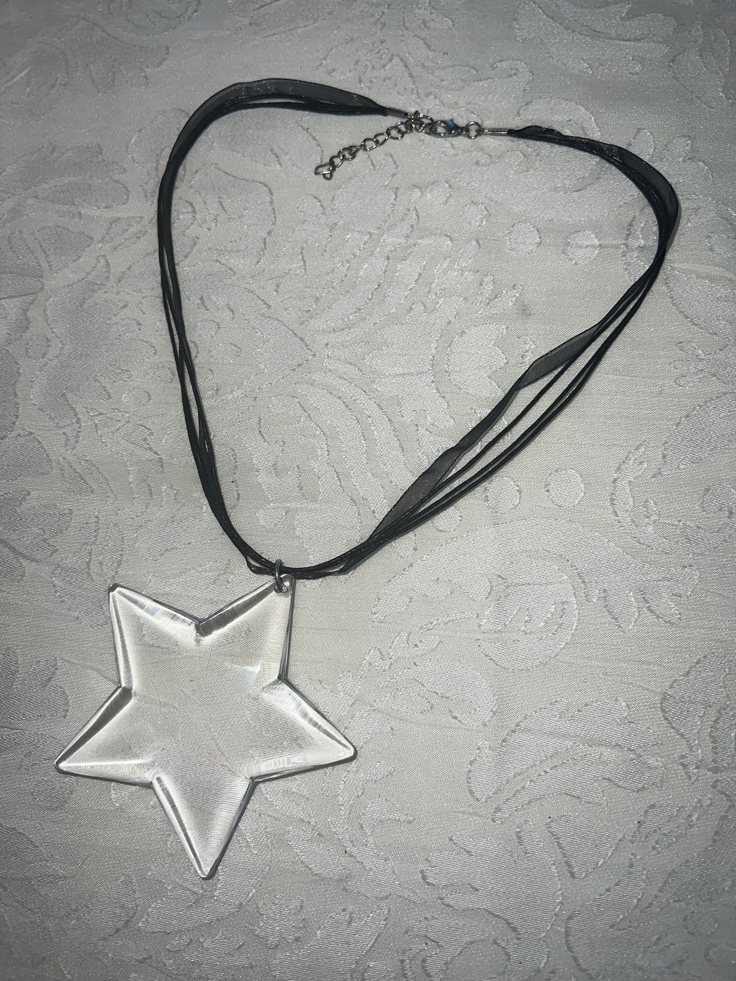 Lucite Star Necklace