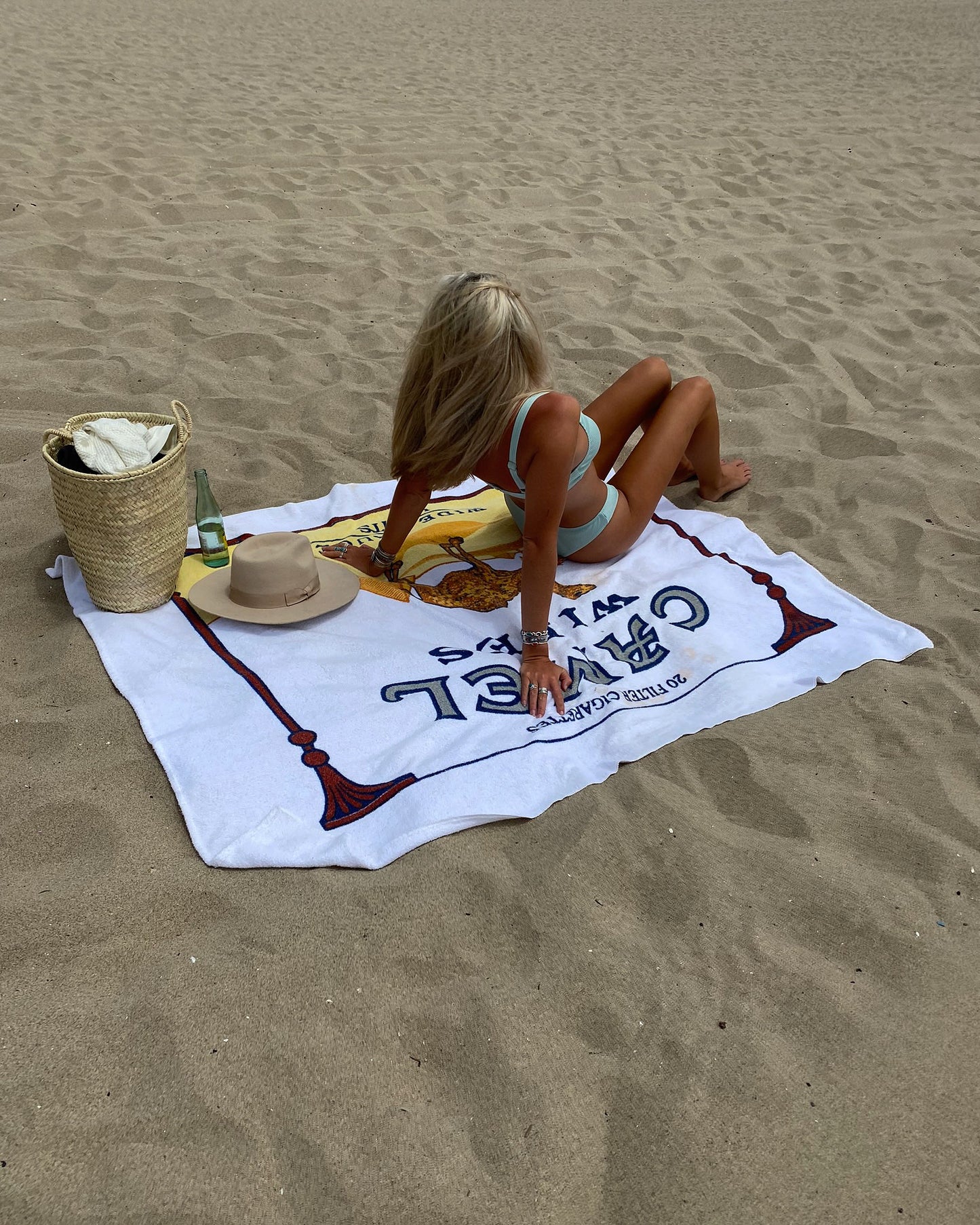 Camel beach towel
