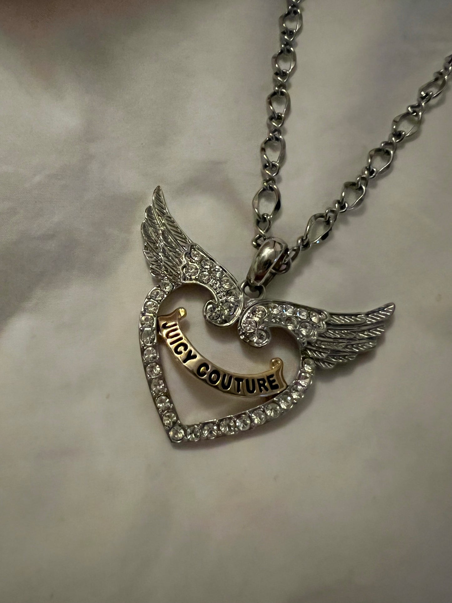 Juicy Winged Heart Necklace