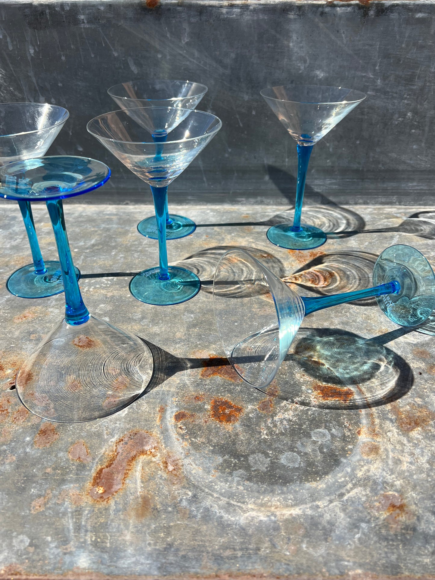 Bombay Blue Stem Martini Set