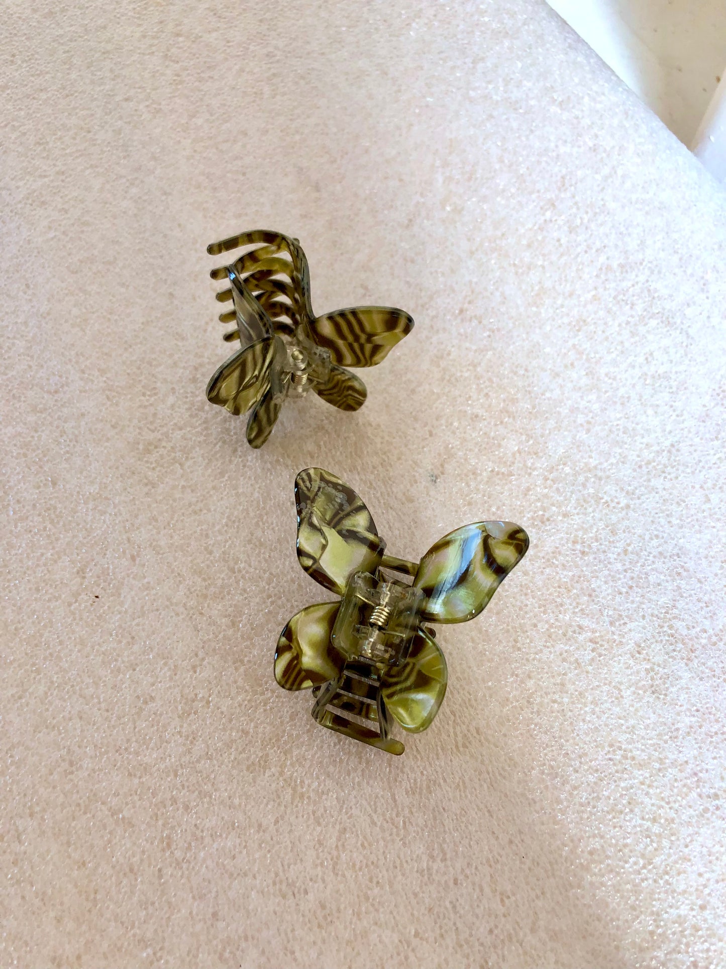 Trippy Moth Clip Duo